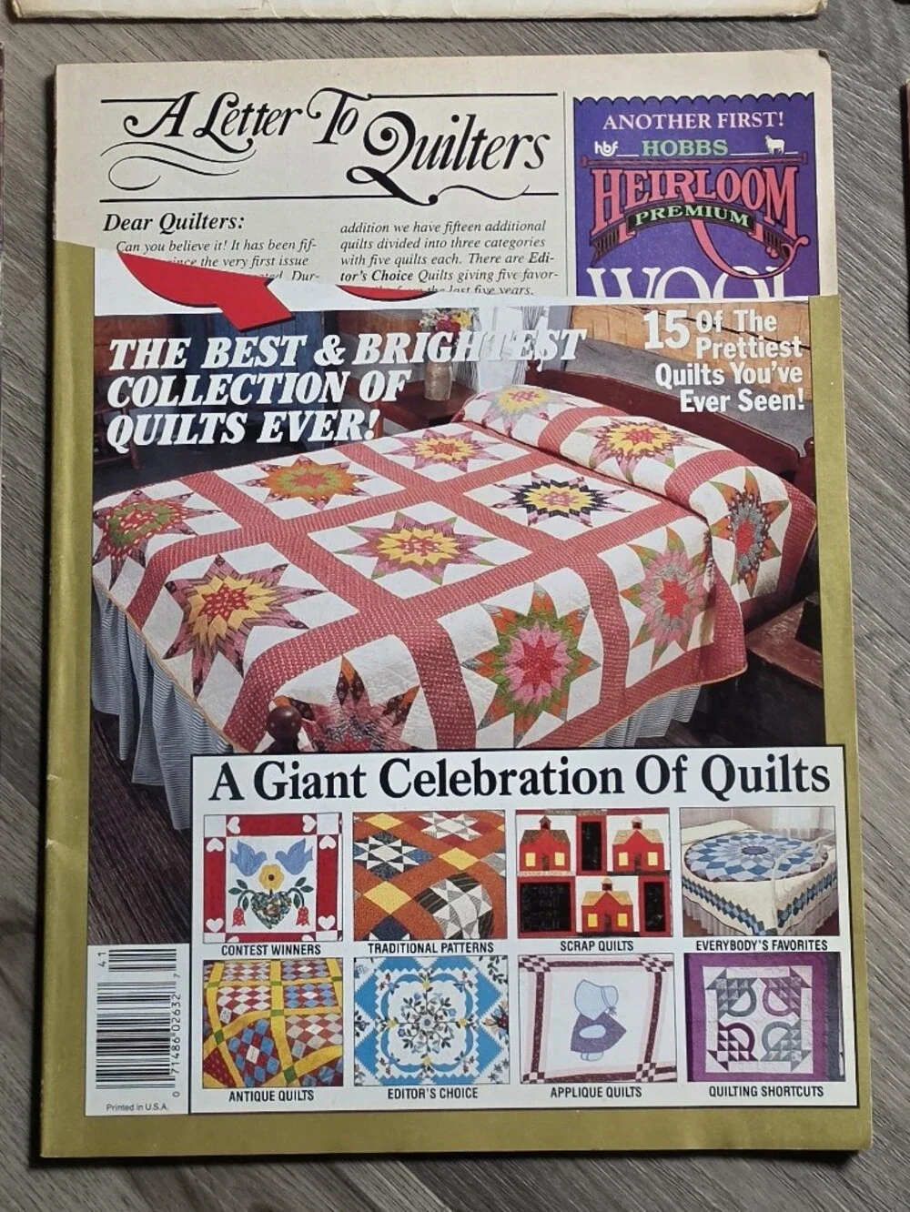 Vintage Quilting Magazine Lot (8) Georgia Bonesteel Quiltmaker Patterns 80s